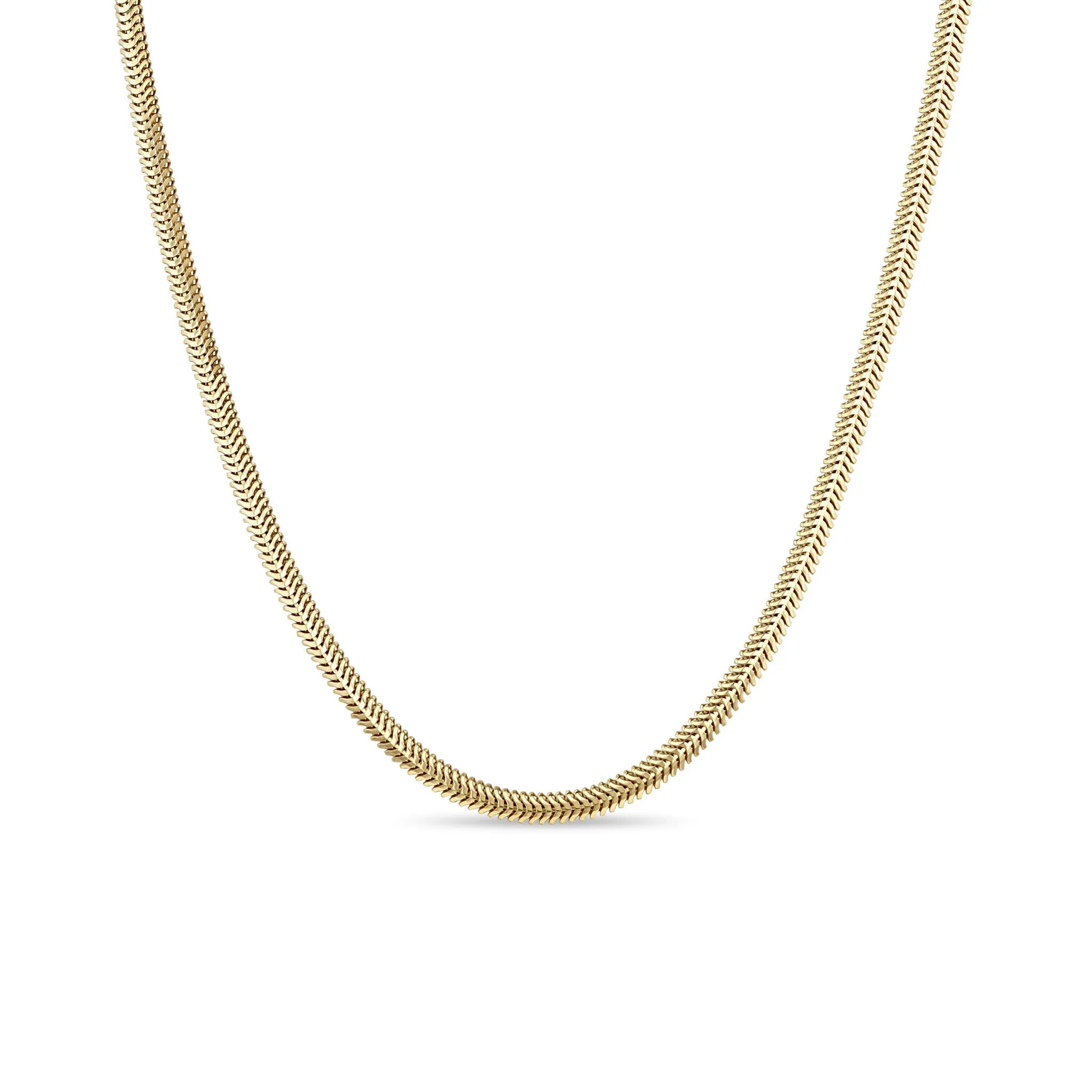 14k Gold Small Snake Chain Necklace