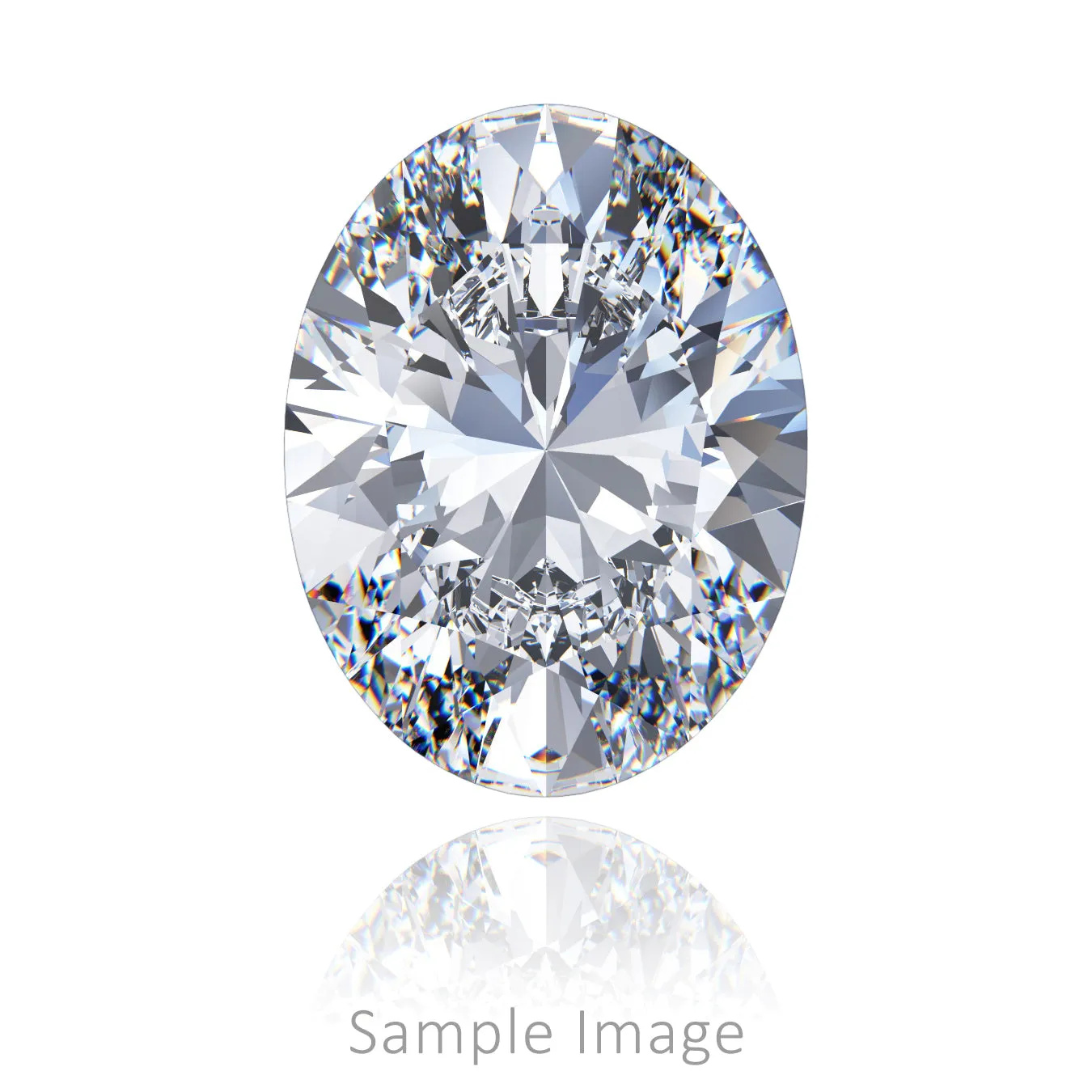 1.5 CT Lab-Grown Loose Diamond - Oval (H-VS1)