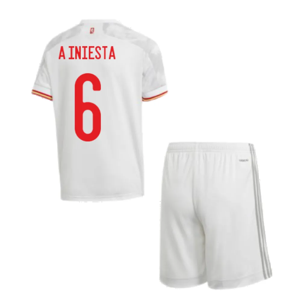 2020-2021 Spain Away Youth Kit (A INIESTA 6)