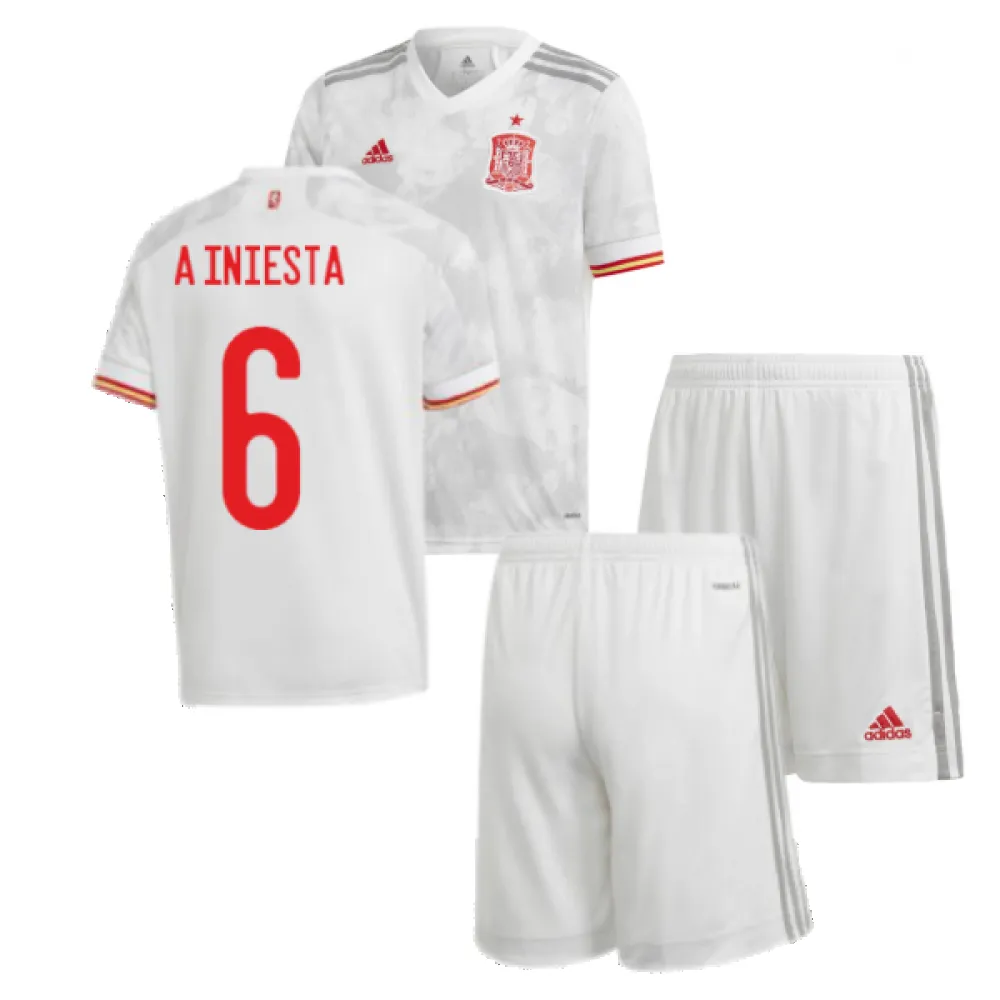 2020-2021 Spain Away Youth Kit (A INIESTA 6)