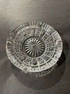 5.5" MCM Crystal Cut Glass Tray