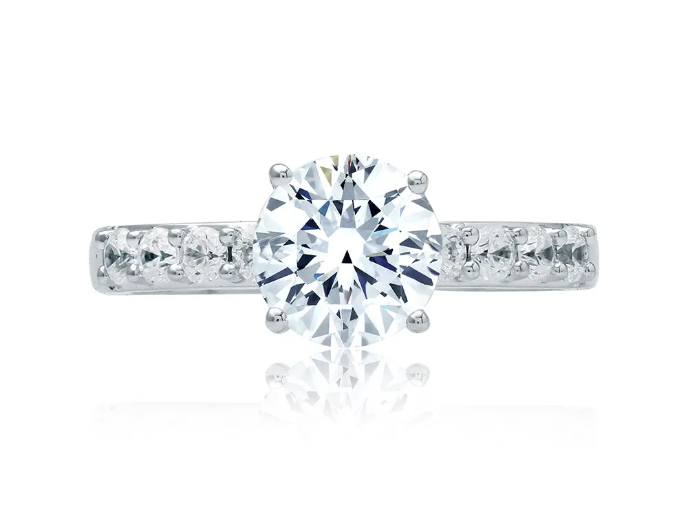 A. JAFFE Diamond Engagement Ring