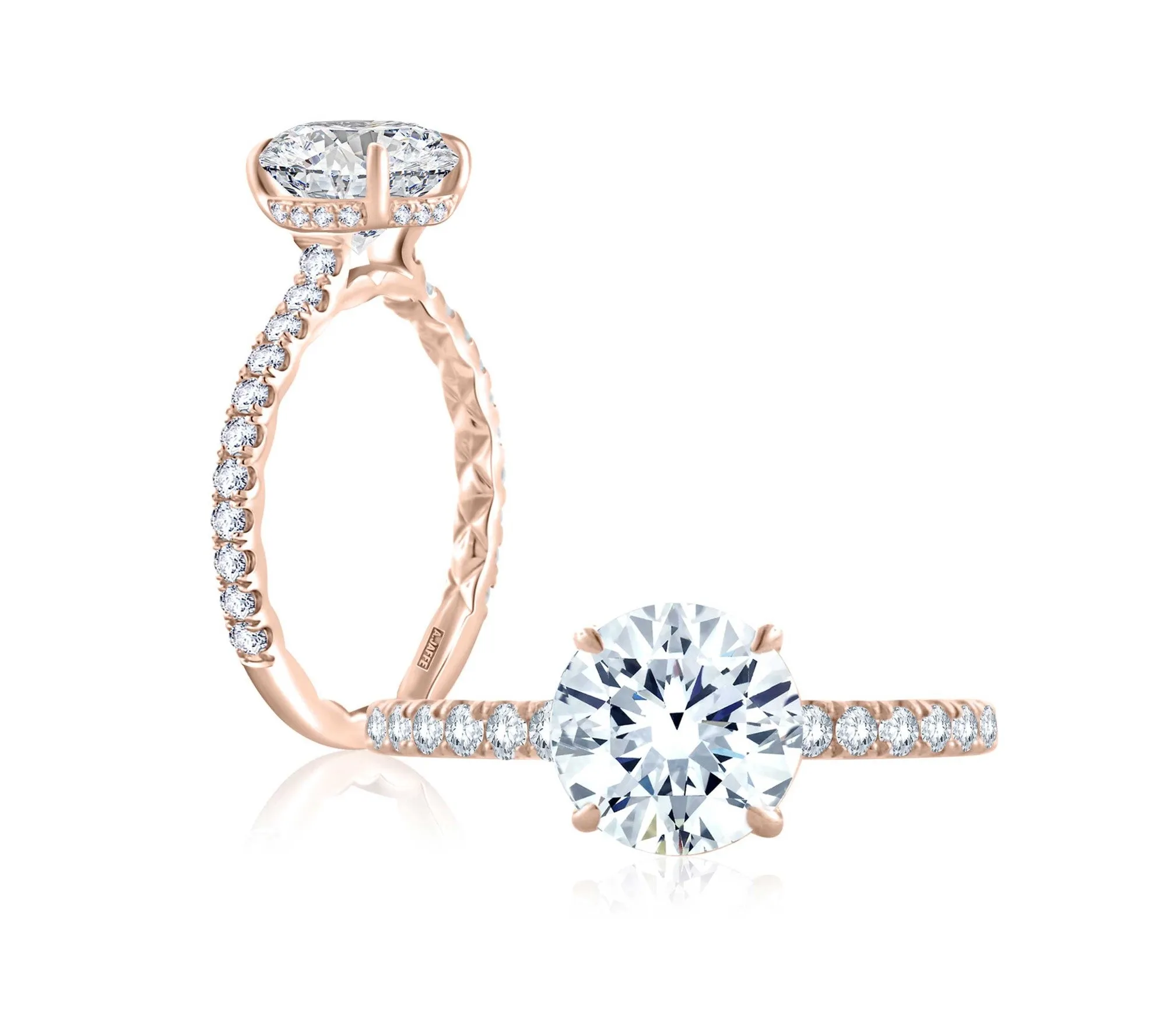 A. JAFFE Diamond Engagement Ring