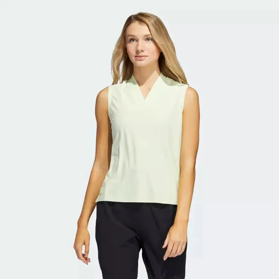 Adidas Go-To Sleeveless Polo Shirt Green