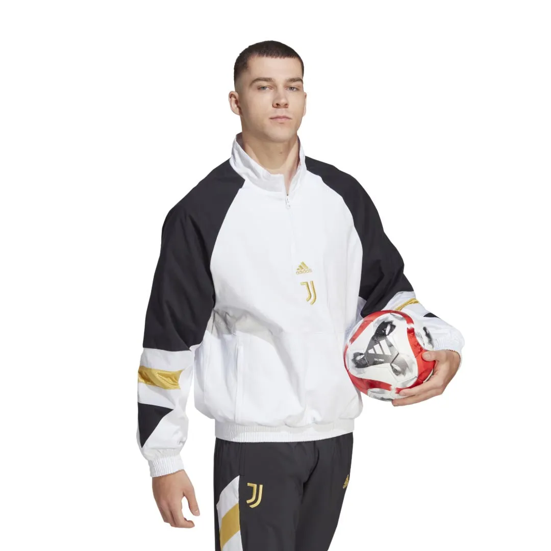 adidas - Men's 22/23 Juventus Icon 1/2 Zip Top (HS9805)