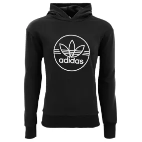 adidas Men's Trefoil Circle Performance Pullover Hoodie