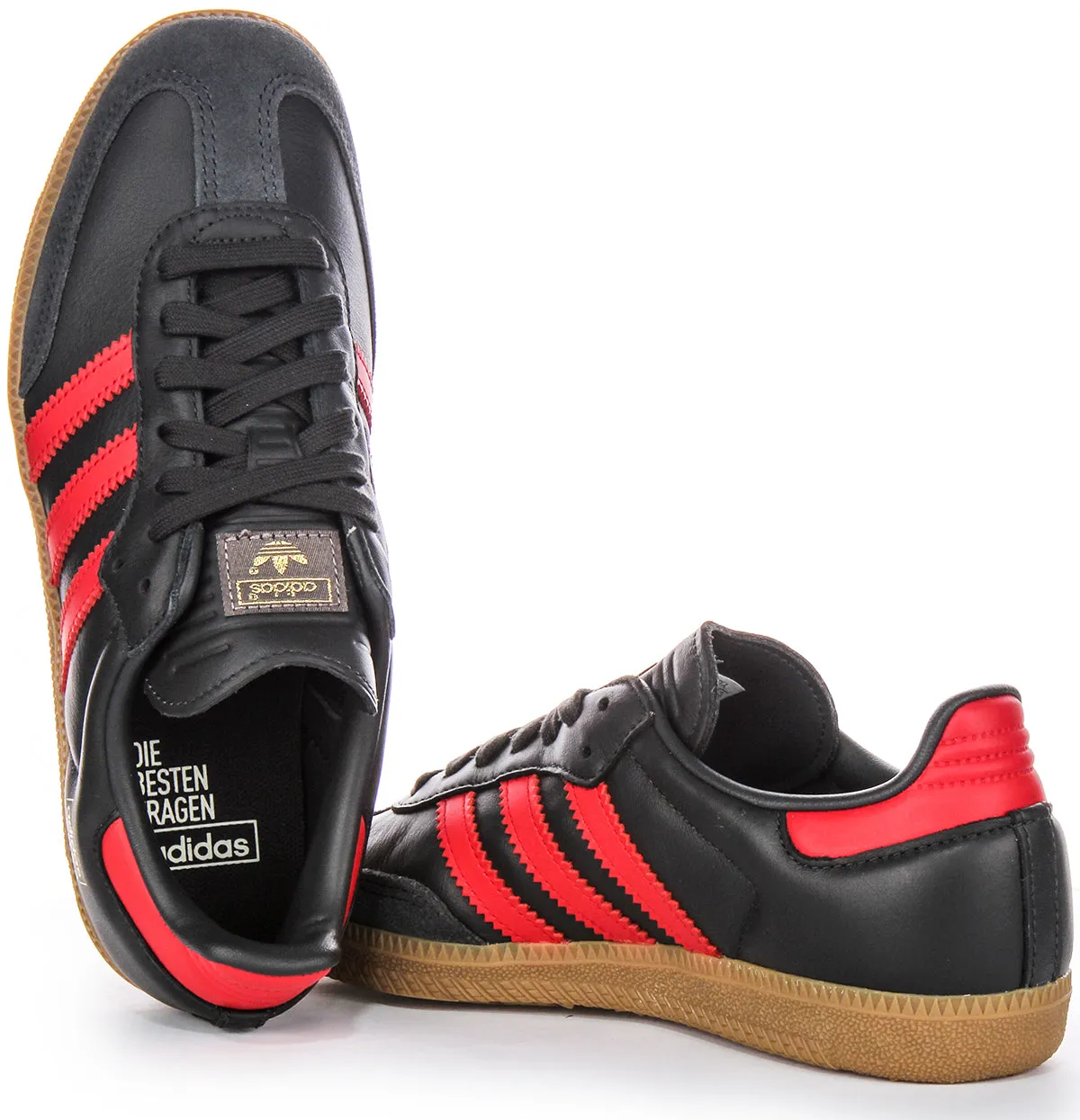 Adidas Samba OG In Black Red For Men