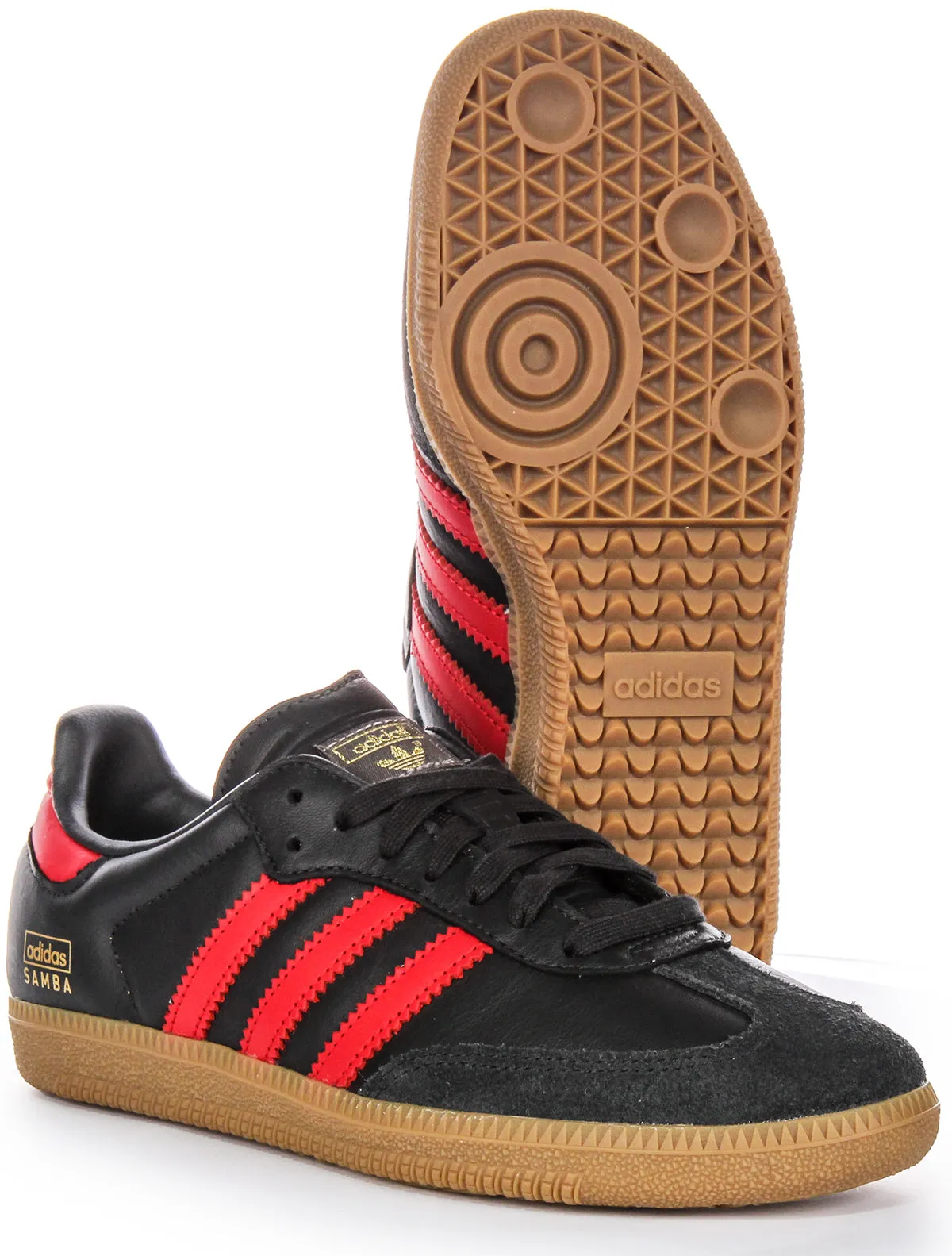 Adidas Samba OG In Black Red For Men