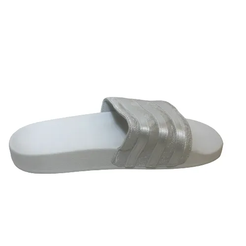 Adidas White Adilette Slides | Brand New |