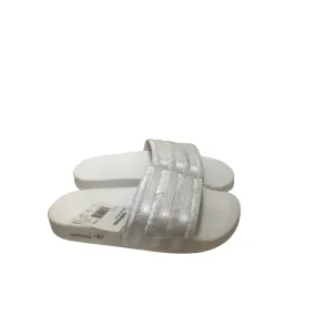 Adidas White Adilette Slides | Brand New |