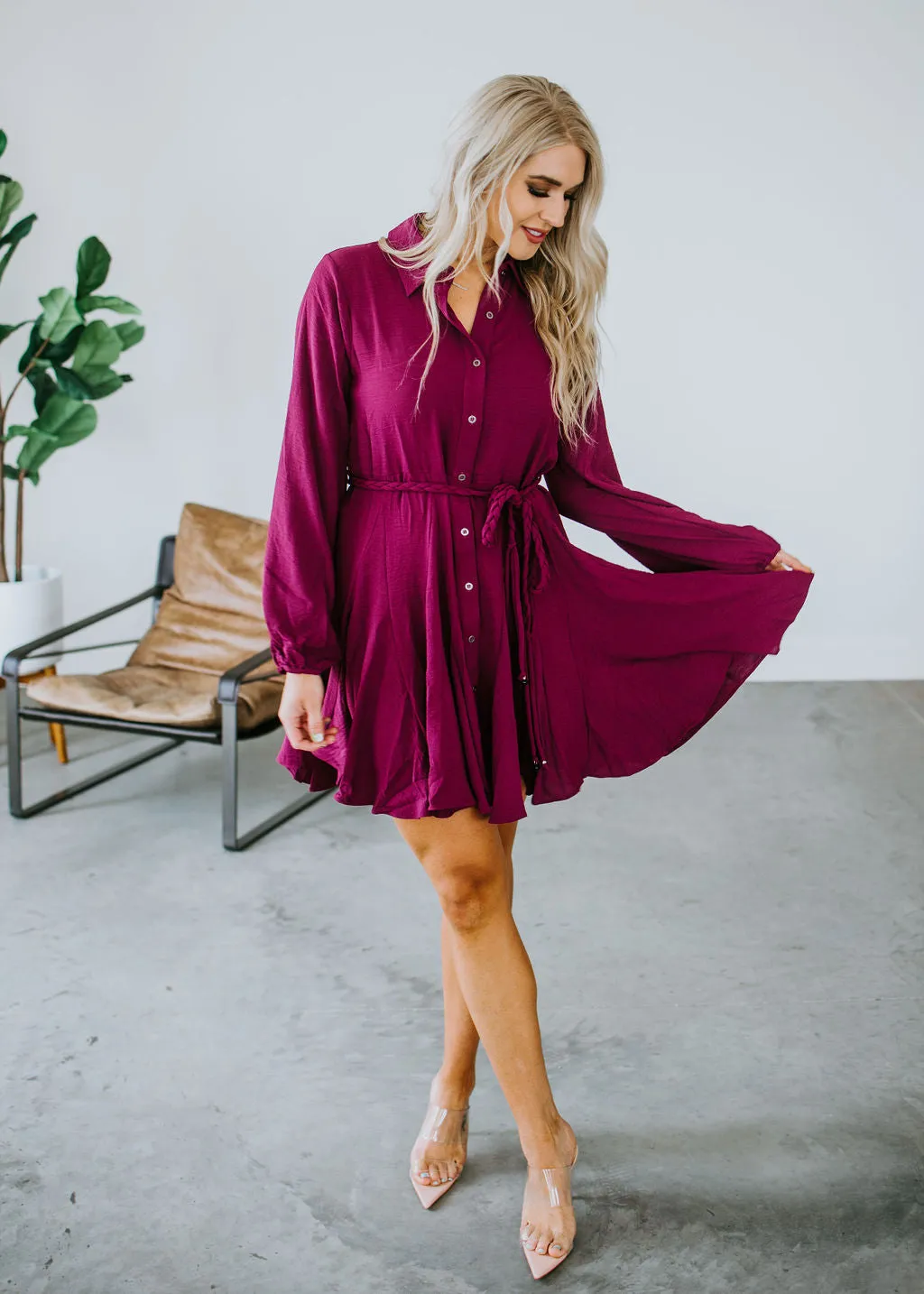 Alivia Button Down Dress