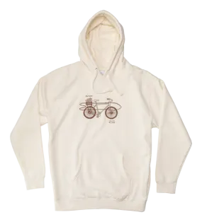 Autumn Headwear Cycle Club Hoodie - Natural