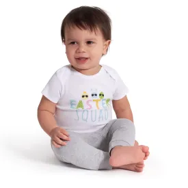 Baby Neutral "Easter Squad" Short Sleeve Onesies® Bodysuit