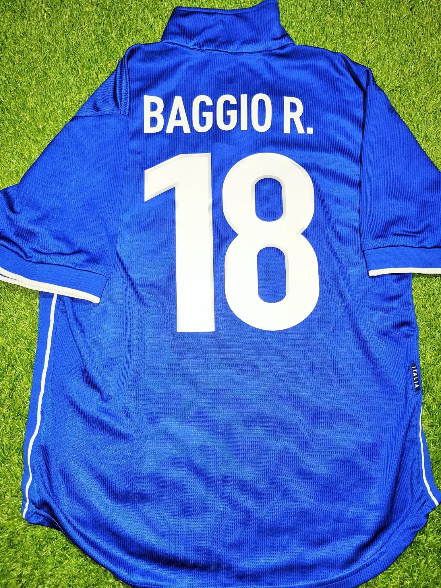 Baggio Italy Nike 1998 WORLD CUP Home Soccer Jersey Shirt M