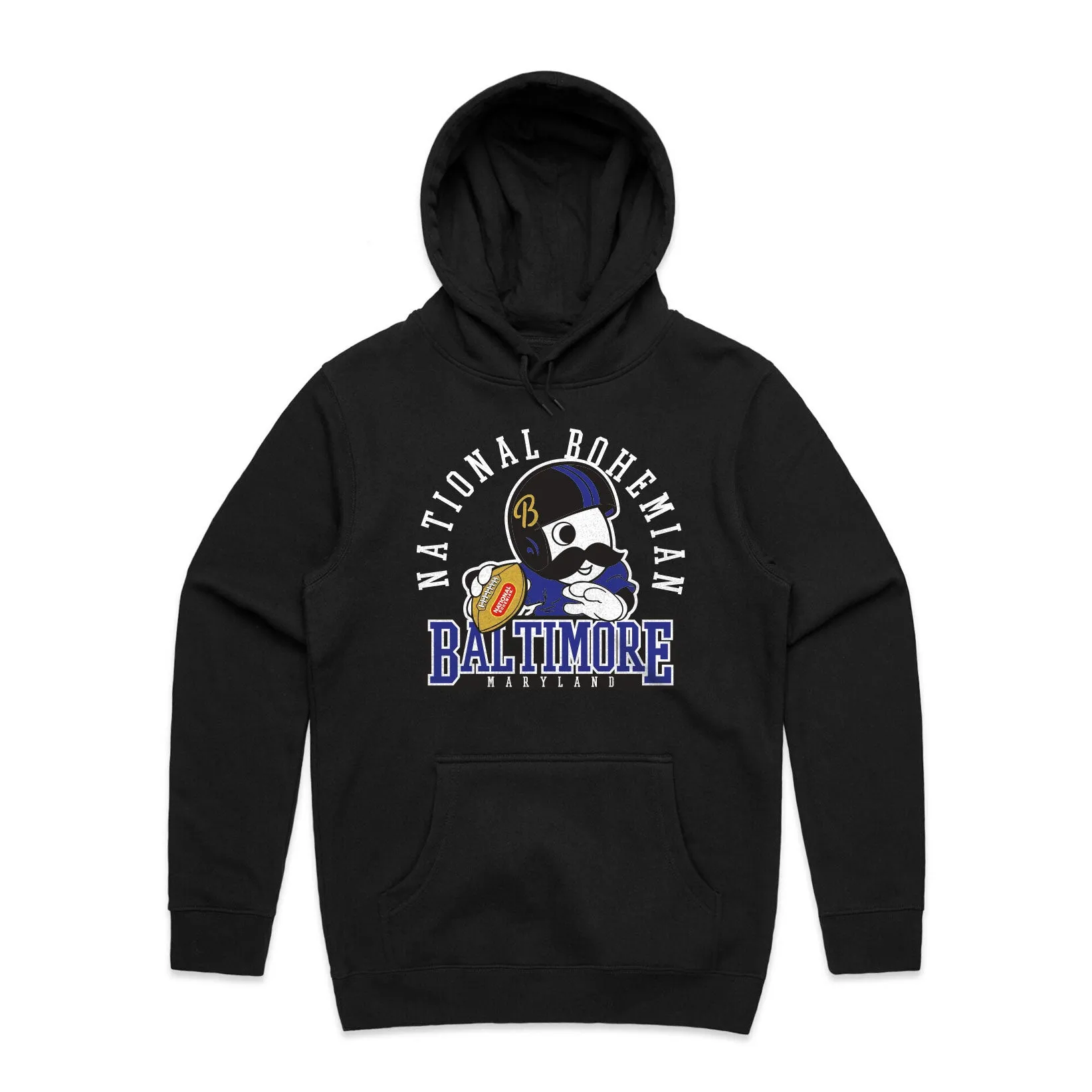 BALTIMORE FOOTBALL HOODIE - BLACK