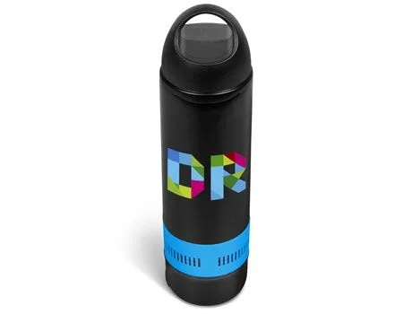 Bandit Stainless Steel Bottle & Bluetooth Speaker - 500ML - Cyan (GF-AM-629-B-CY)