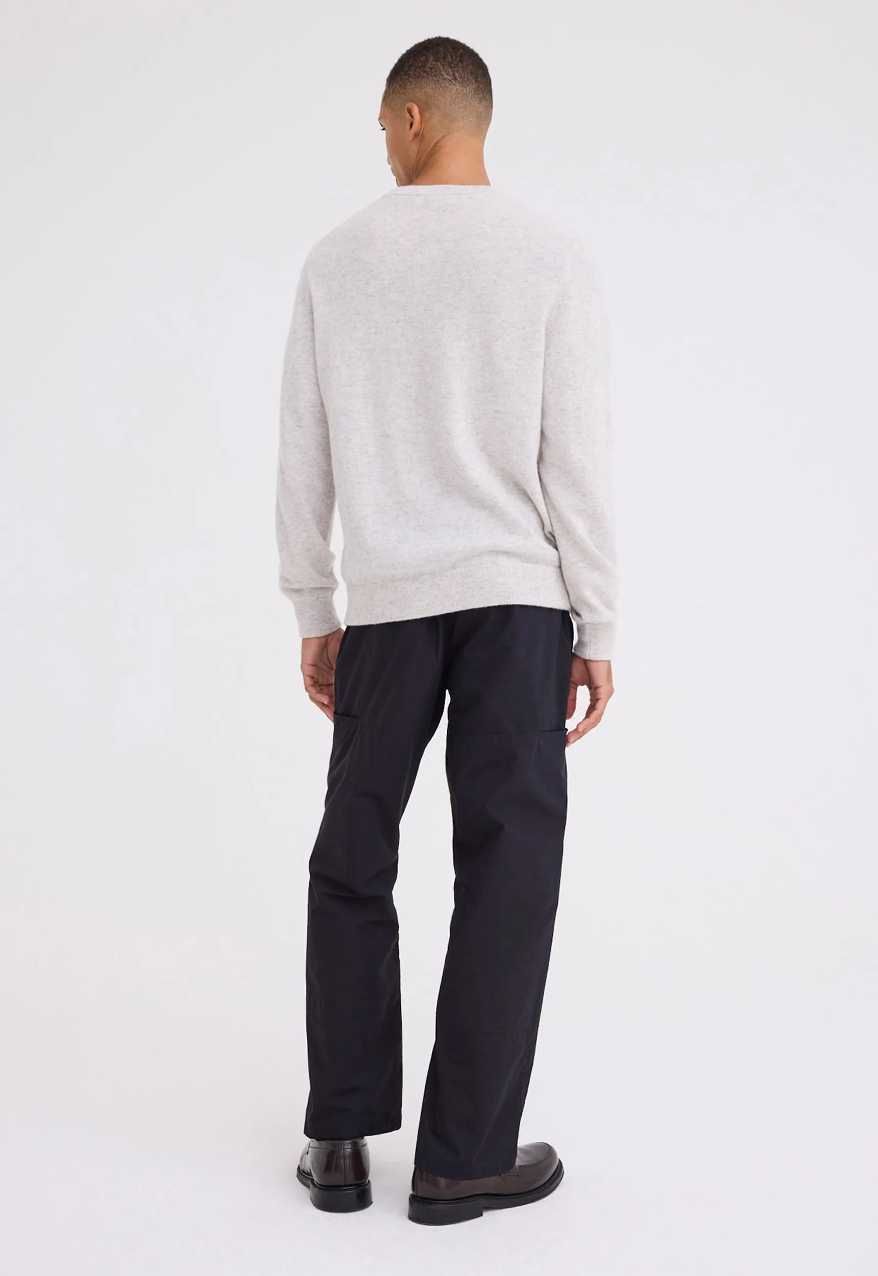 Beckham Cashmere Sweater - Canvas Marle Beige