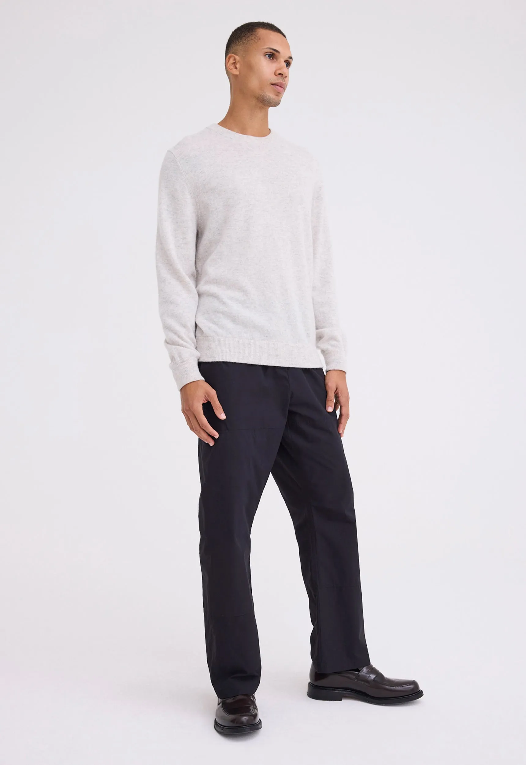 Beckham Cashmere Sweater - Canvas Marle Beige