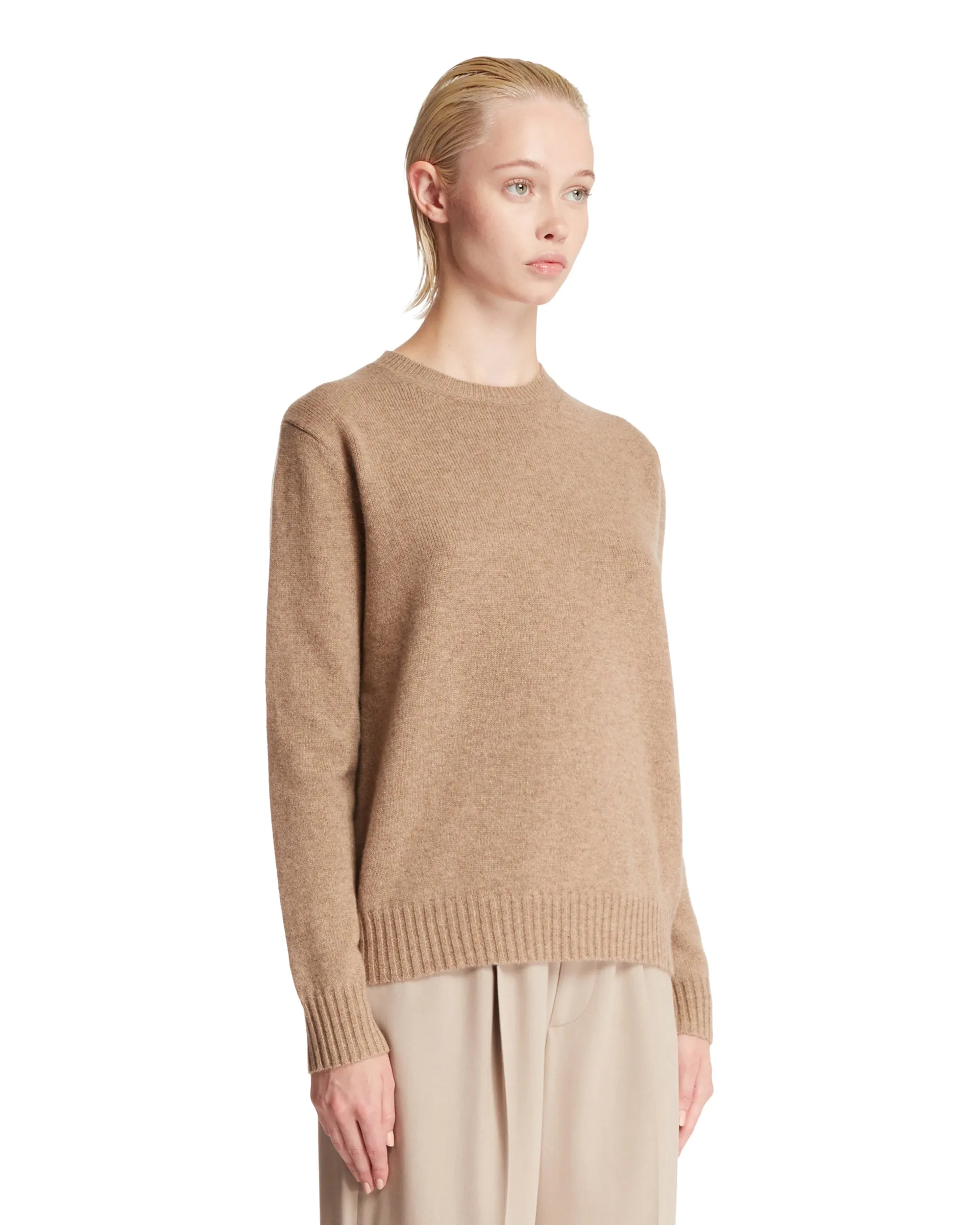 Beige Cashmere Sweater