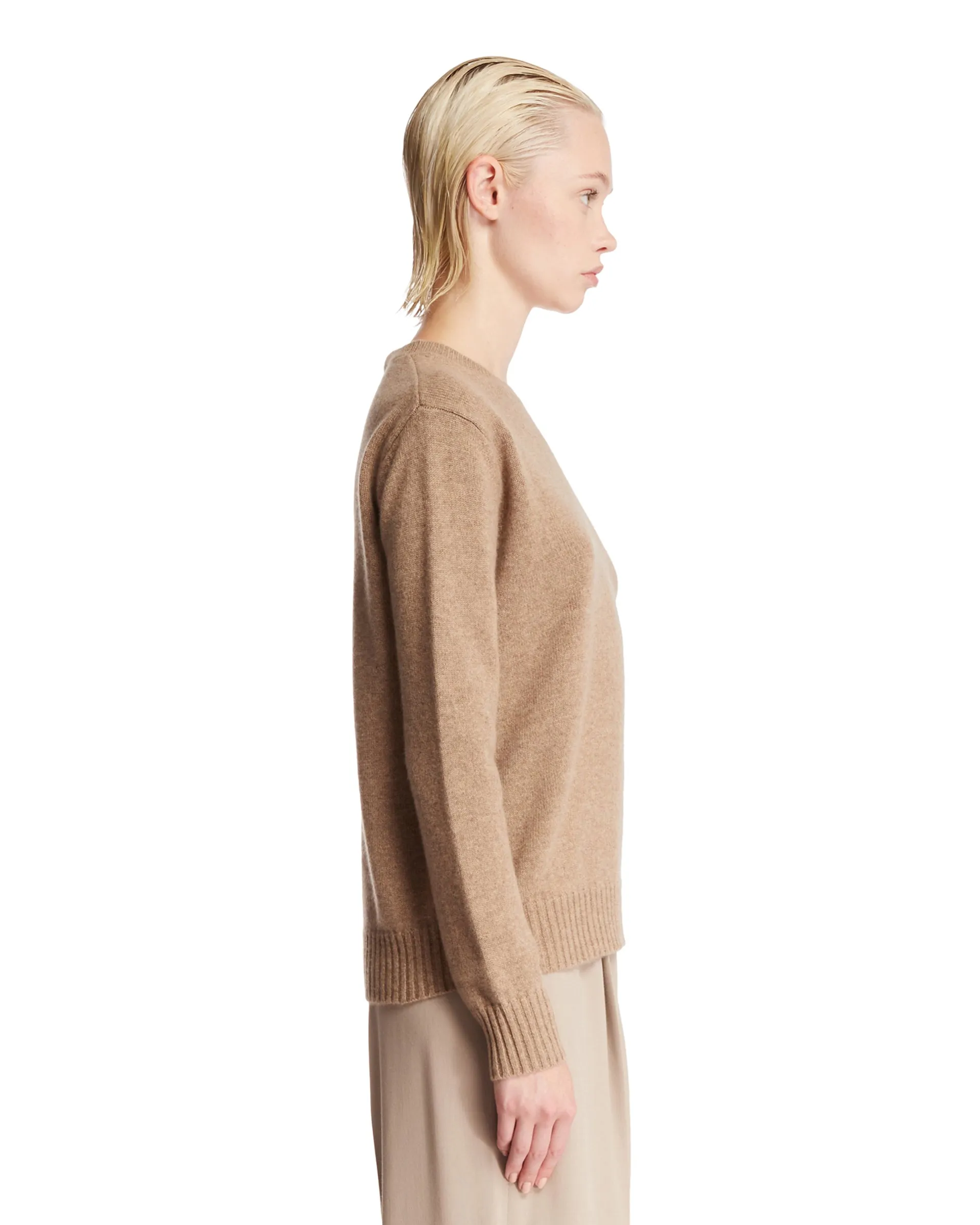 Beige Cashmere Sweater