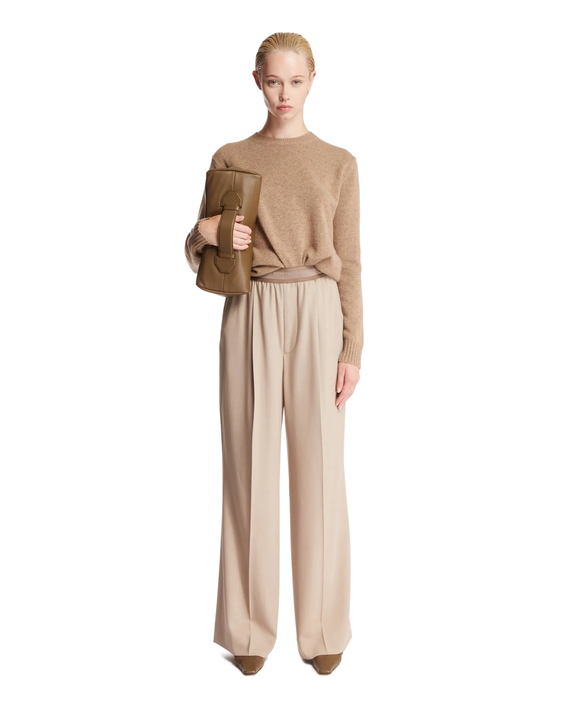 Beige Cashmere Sweater