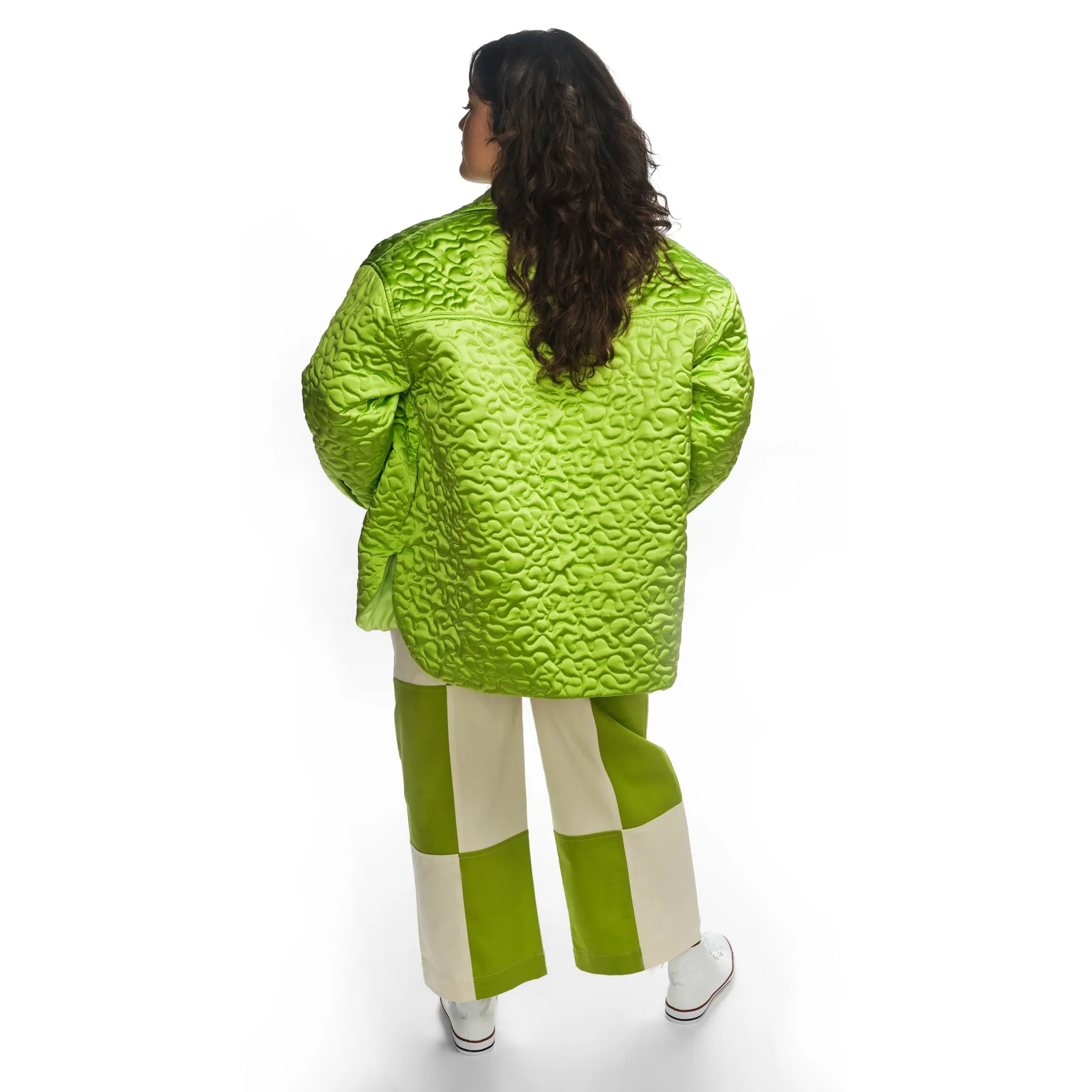 Billie Jacket Quilted - Lime