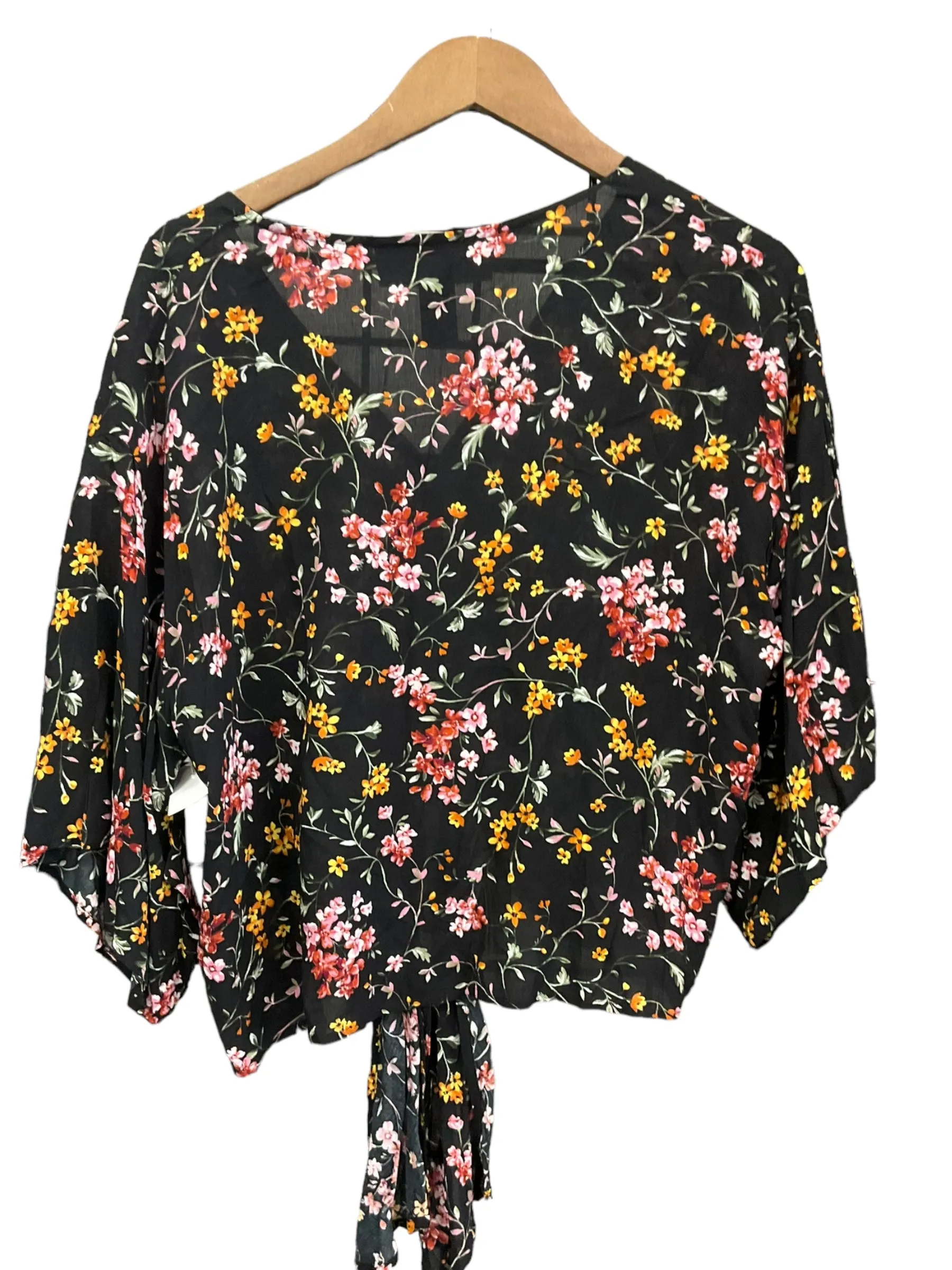 Blouse 3/4 Sleeve By Clothes Mentor  Size: L