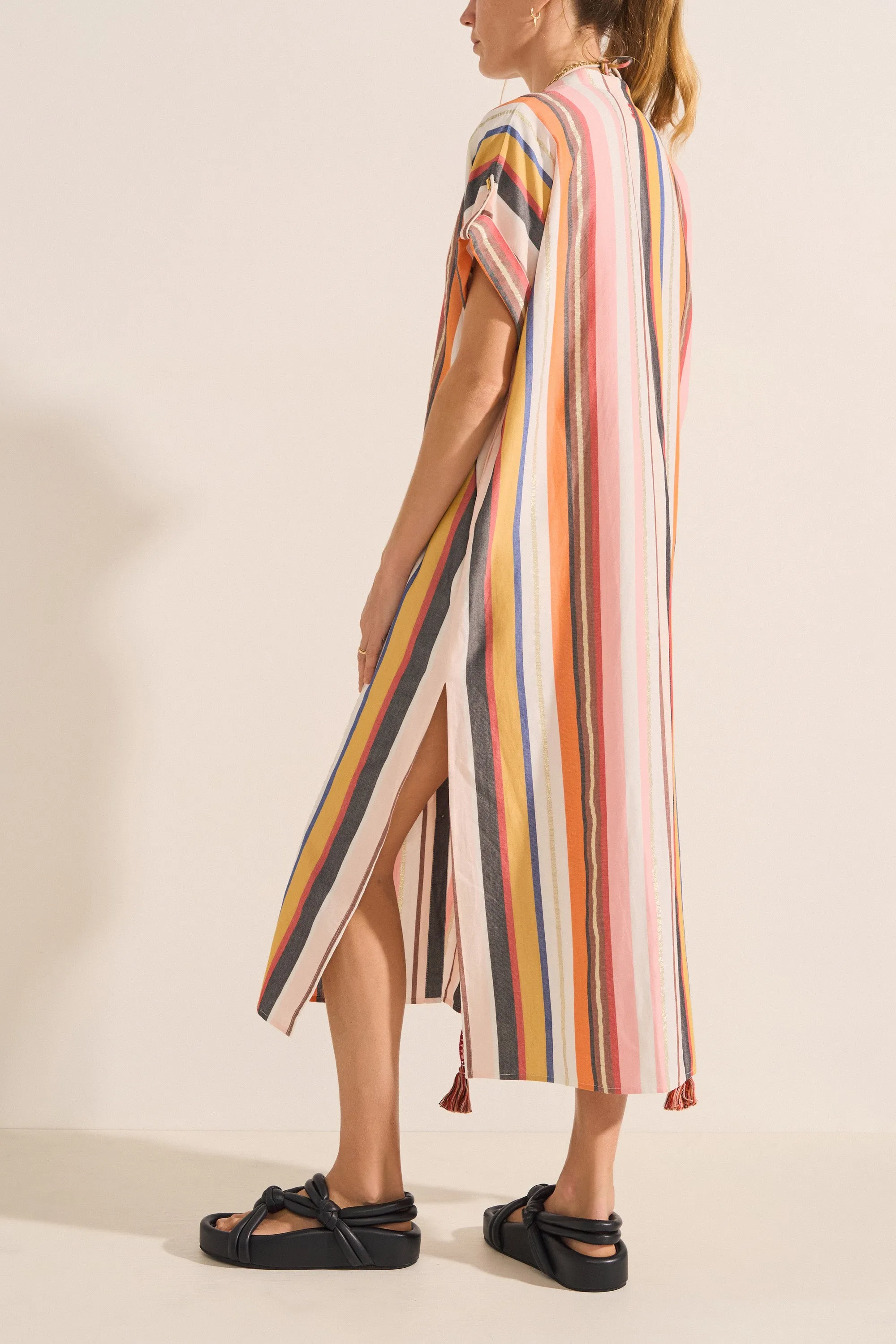 Boreas Amorgos Stripe Caftan