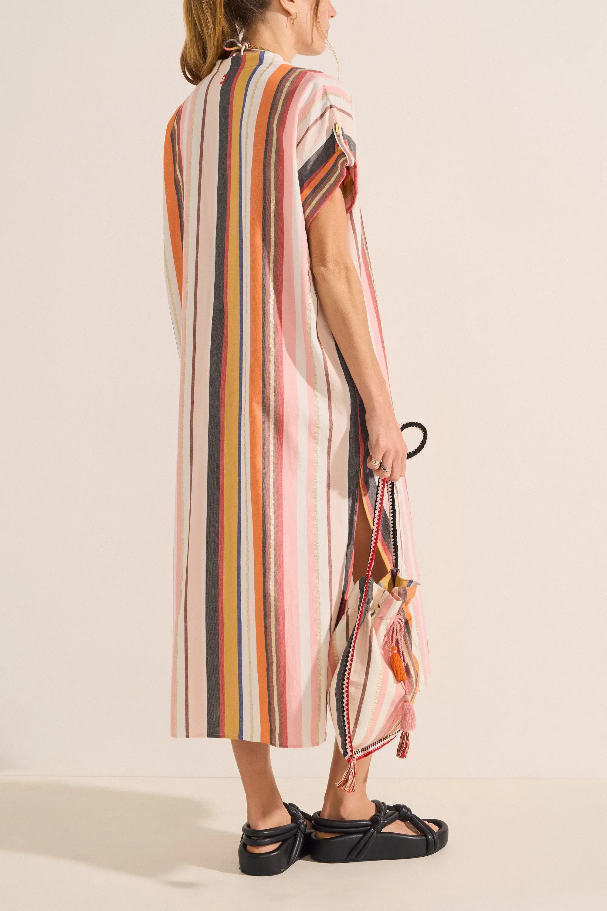 Boreas Amorgos Stripe Caftan