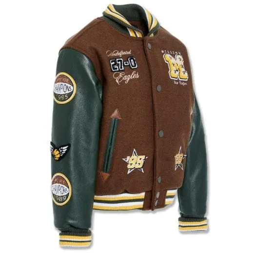 Boys Jordan Craig Star Eagles Varsity Jacket (Mission) 91617B