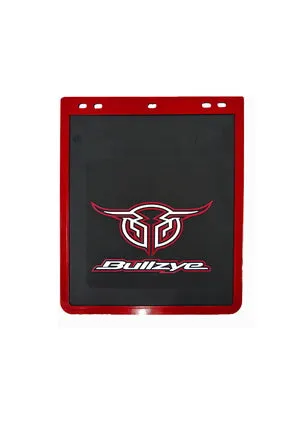 Red Bullzye Logo Mudflap - Size C - Optimized for Top Performance