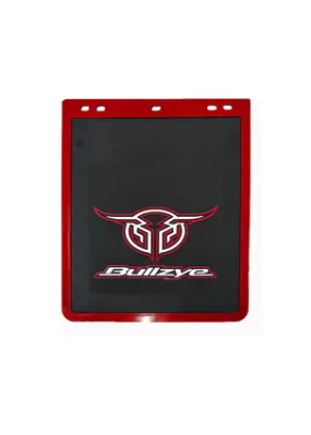 Red Bullzye Logo Mudflap - Size C - Optimized for Top Performance