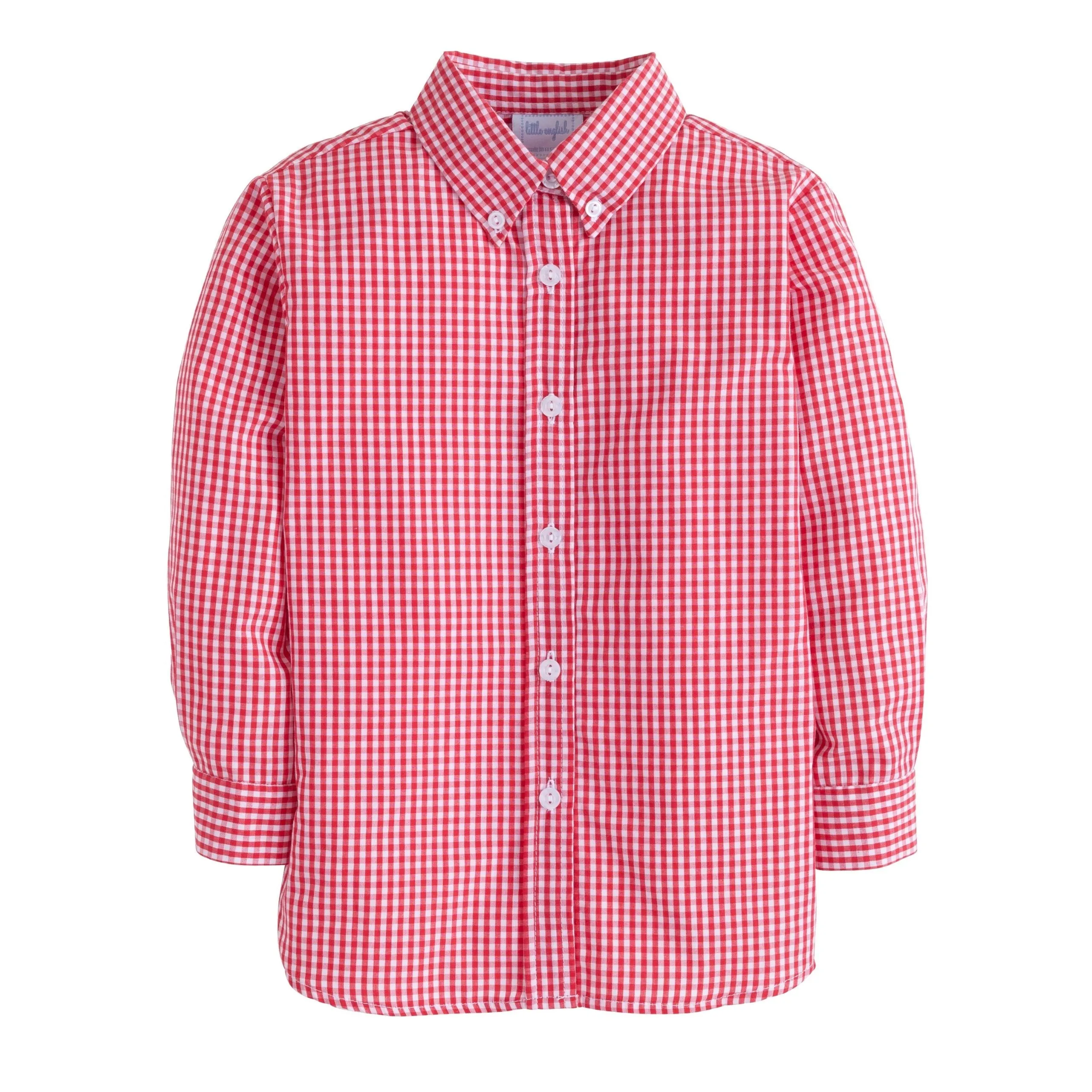 Button-down Shirt | Red Gingham (12)