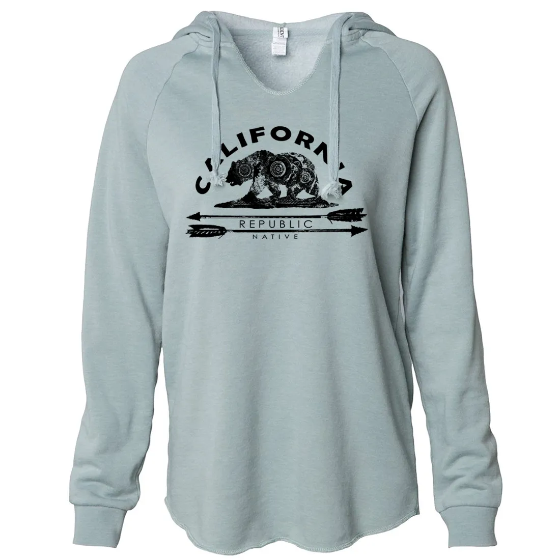 California Arrow Bear Women's Soft Hooded Pullover