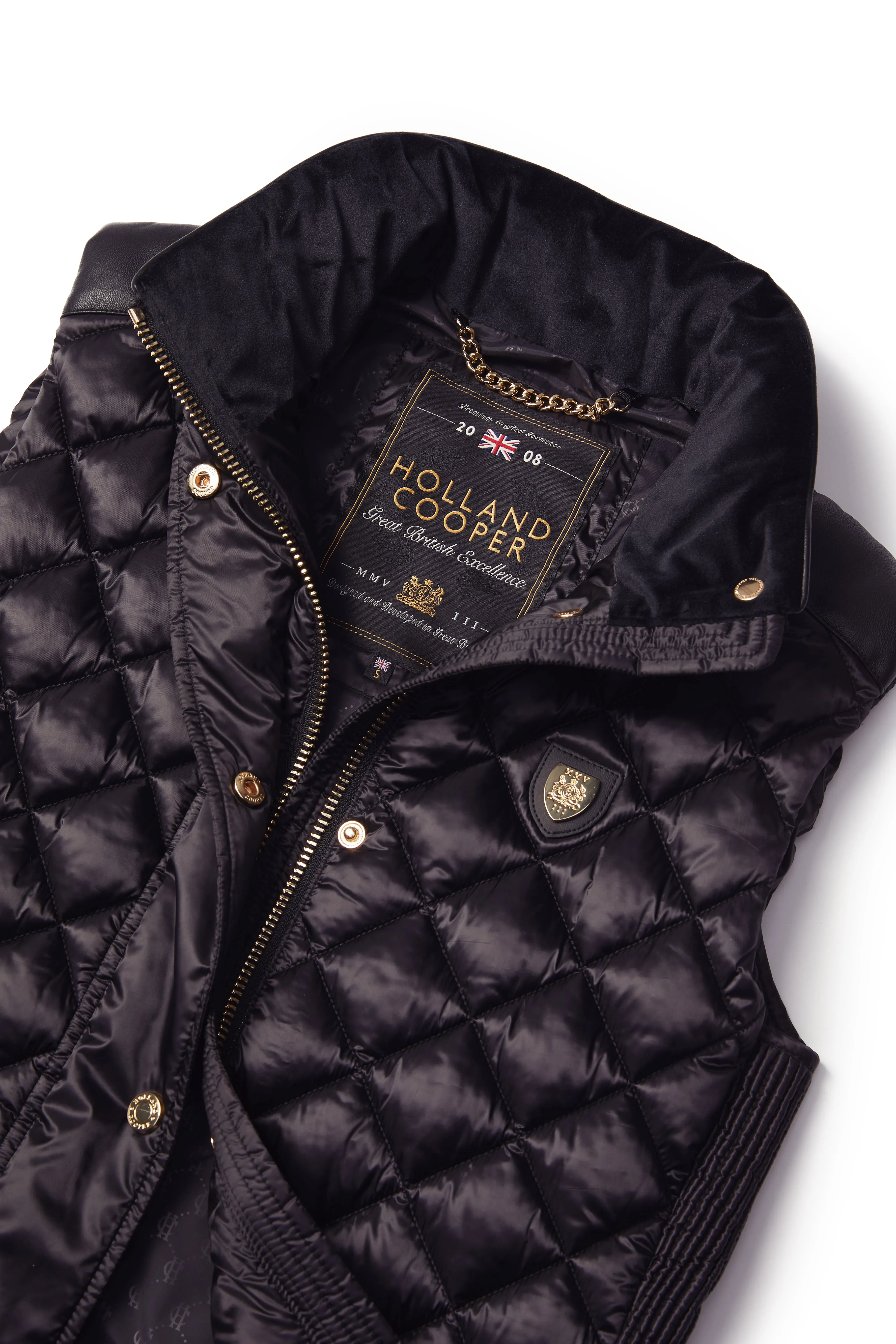 Charlbury Quilted Gilet (Black)