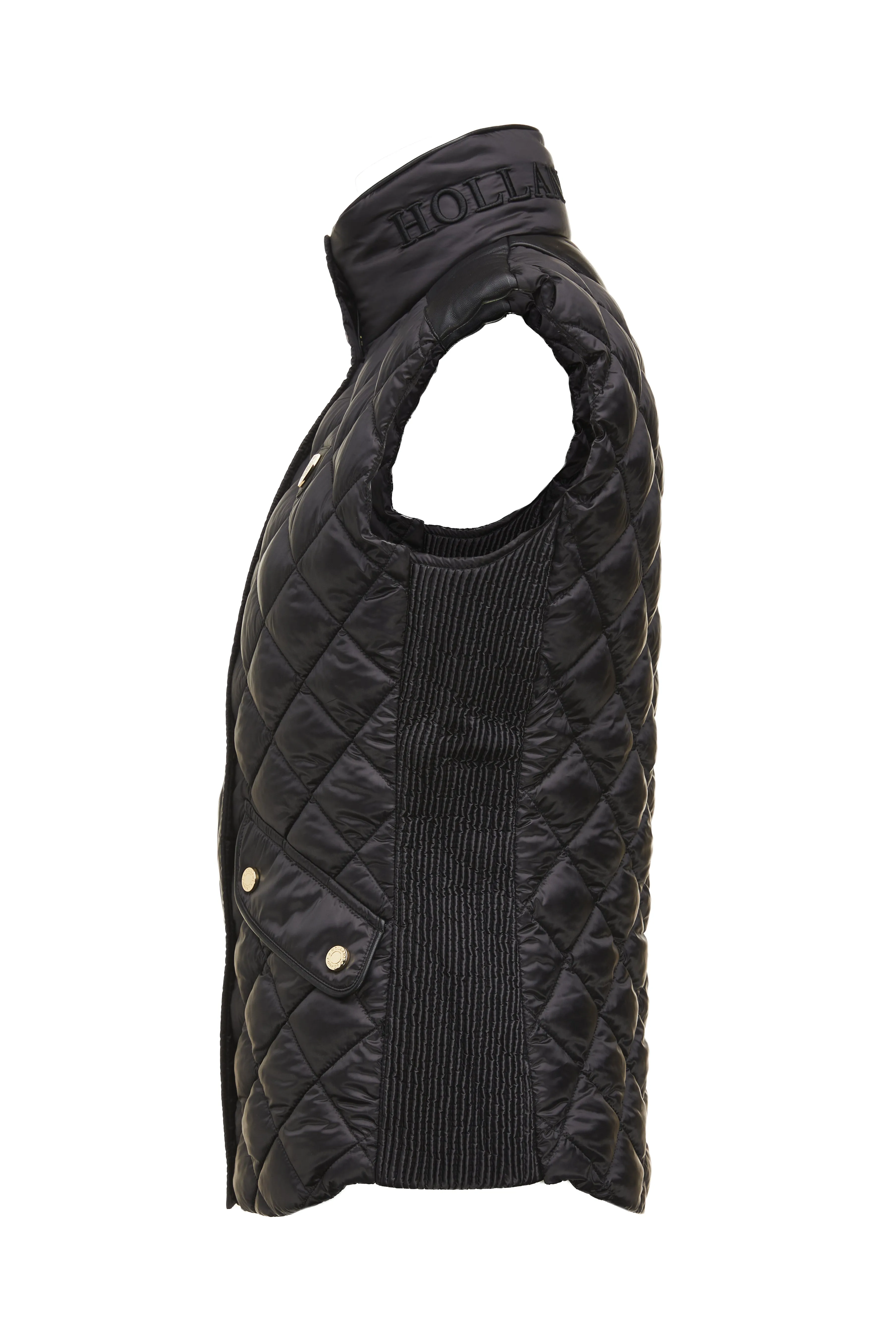 Charlbury Quilted Gilet (Black)