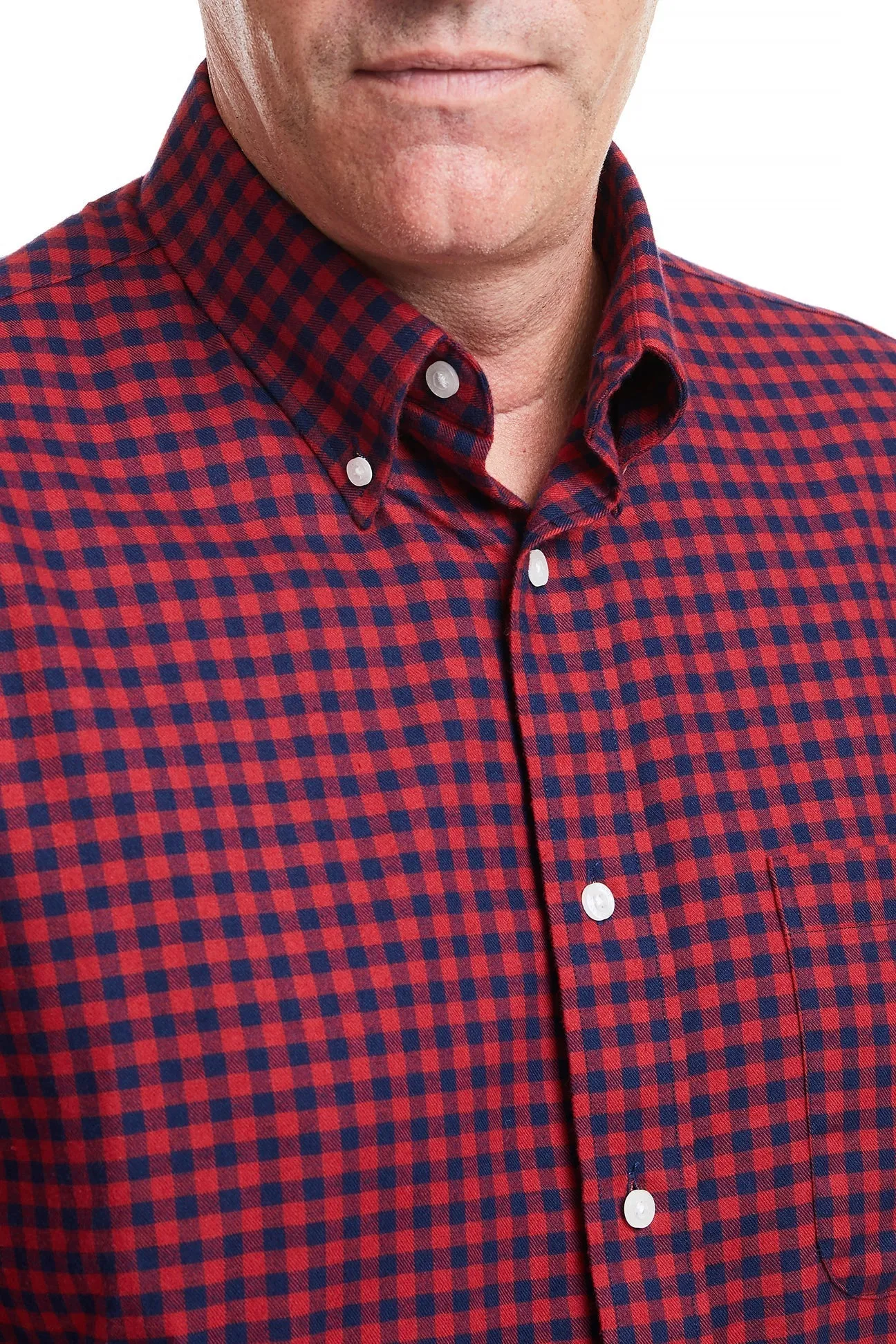 Chase Shirt Red and Navy Buffalo Check