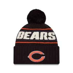 Chicago Bears NFL Sideline 2024 Black Sport Knit Beanie Hat