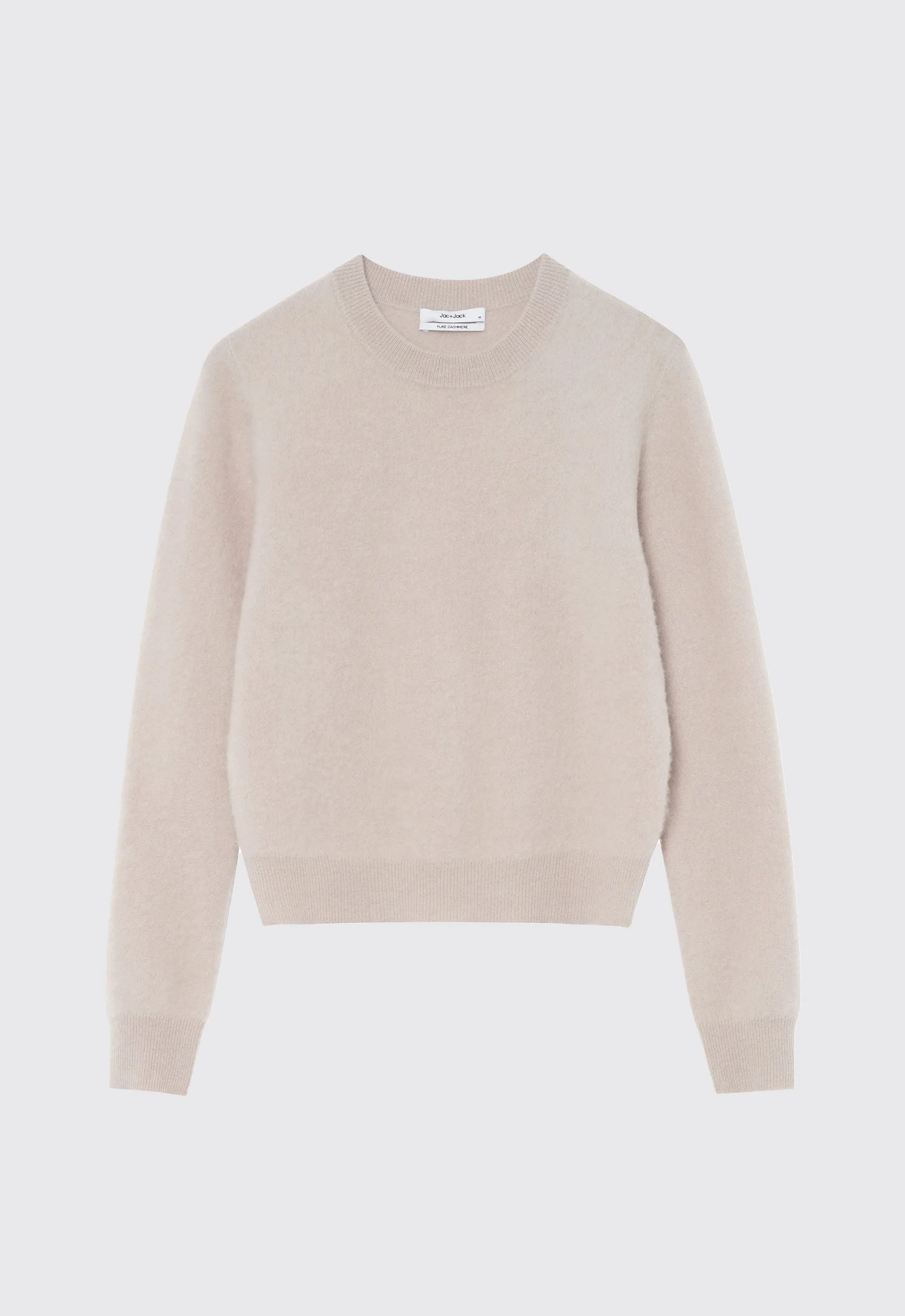 Cirrus Cashmere Sweater - Flaxen Beige