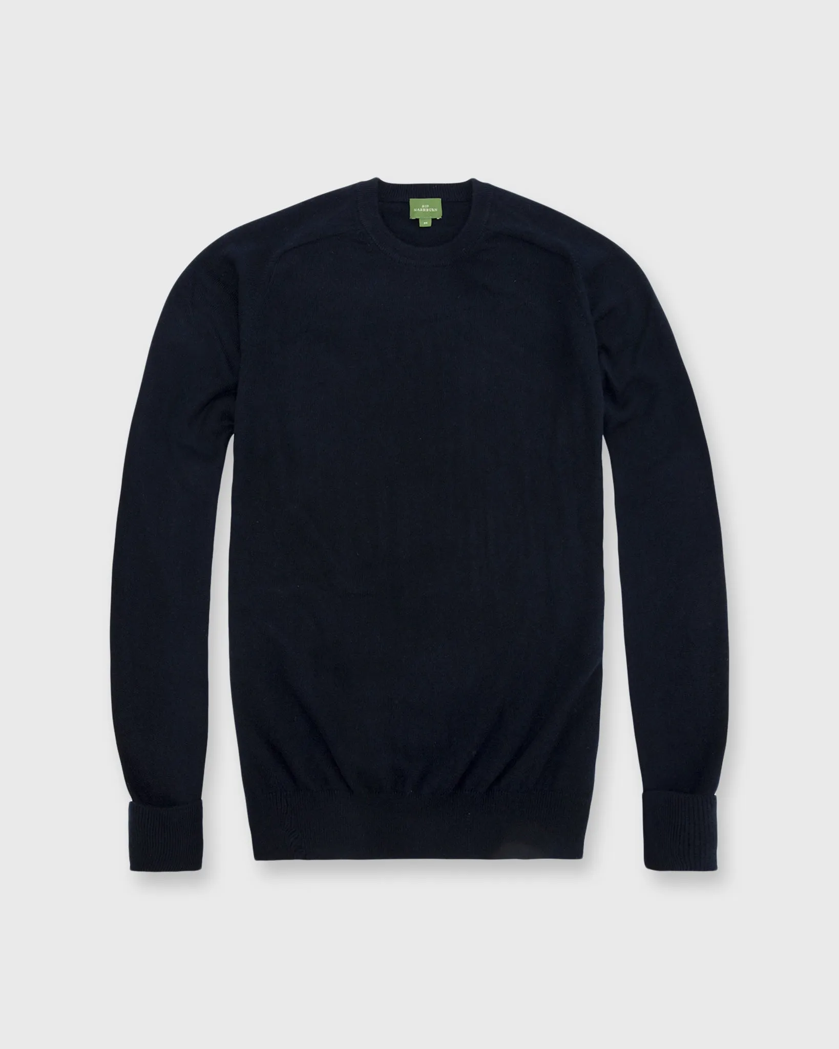 Classic Crewneck Sweater in Navy Cashmere