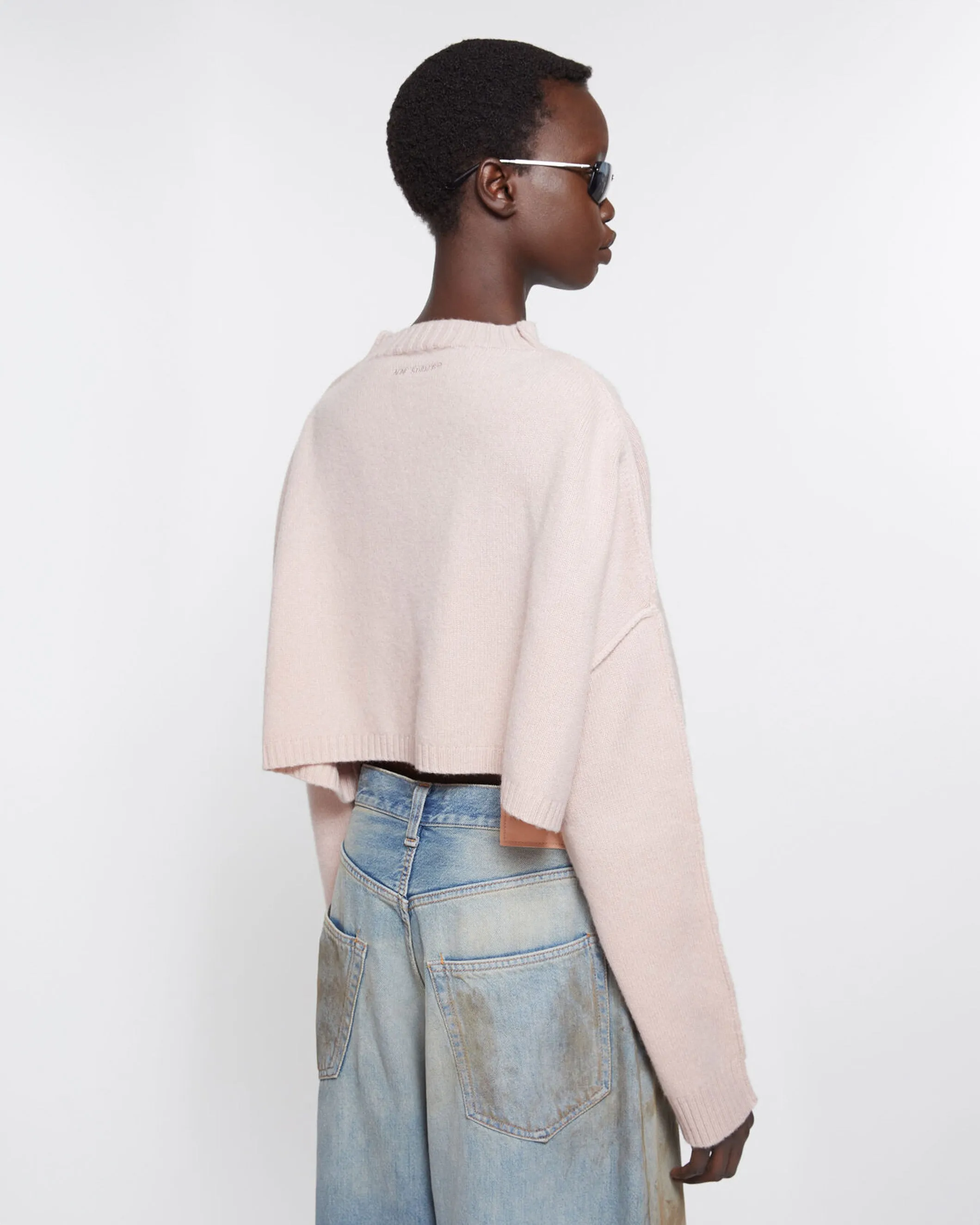 Cropped Cashmere Sweater