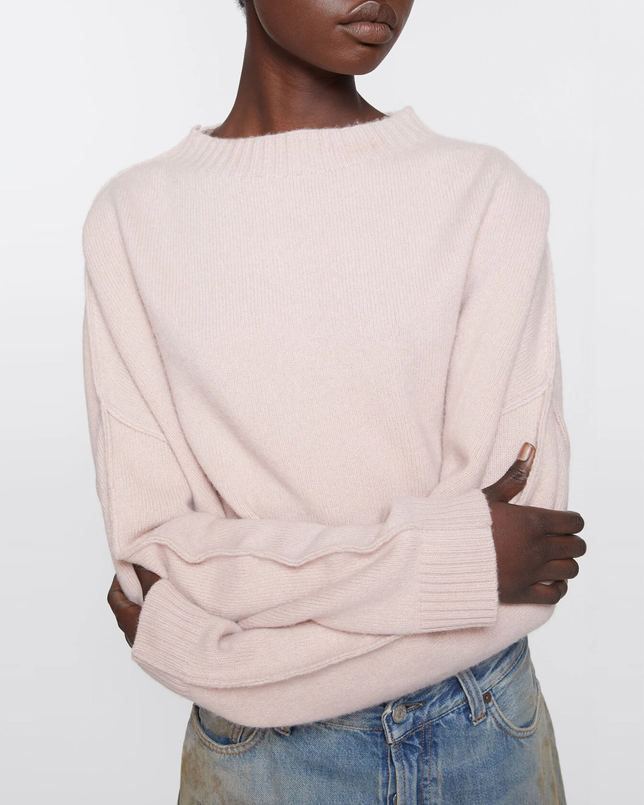 Cropped Cashmere Sweater