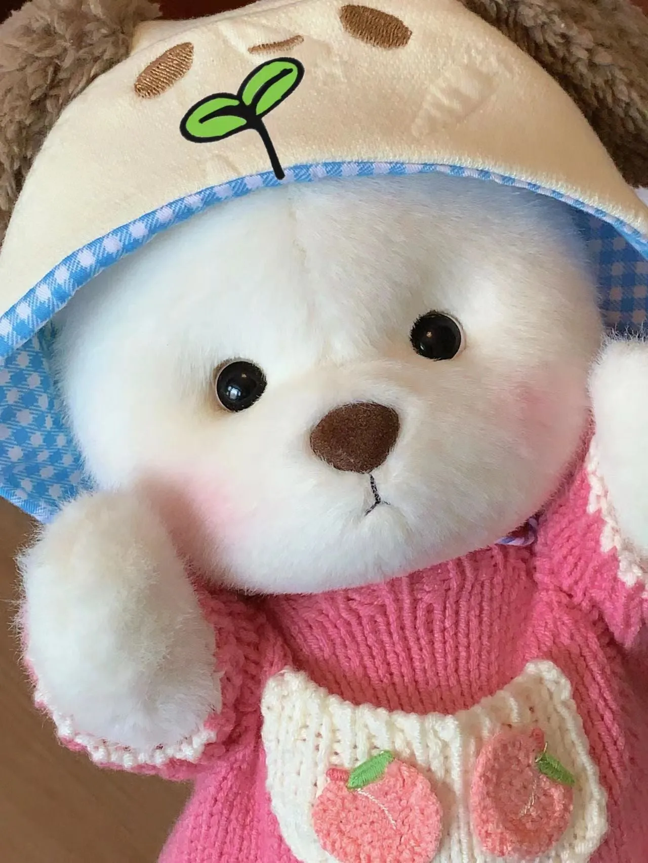 Cute Kawaii 11 inch teddy bear baby toys doll clothes