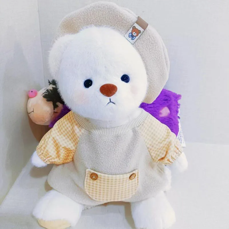 Cute Kawaii 11 inch teddy bear baby toys doll clothes