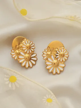 Daisy Floral Studs