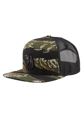 Deep Down Trucker Hat - Tiger Camo