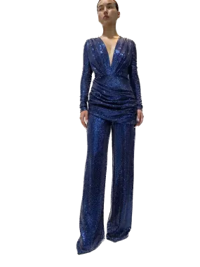 Deep V Jumpsuit