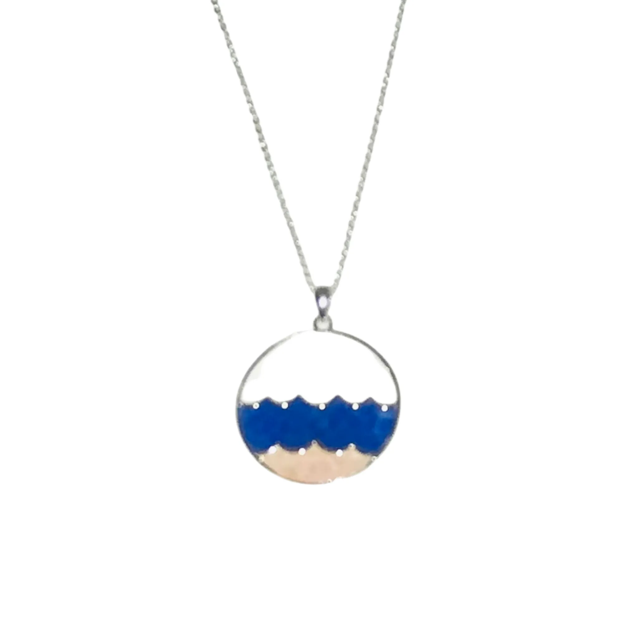 Dune Jewelry Double Wave Necklace