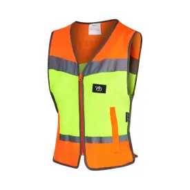 Equisafety Multi Colour Hi Vis Waistcoat  - Y/O