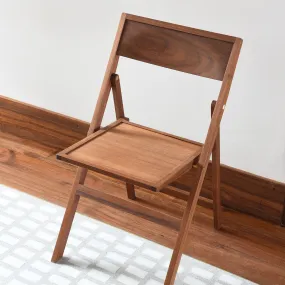 Folding Flat Chair – Teak Seat